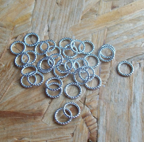 Stříbrné Uzavřené Kroužky 8 Mm