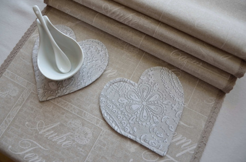 Prostírání pod hrníček - Shabby chic — foto 1