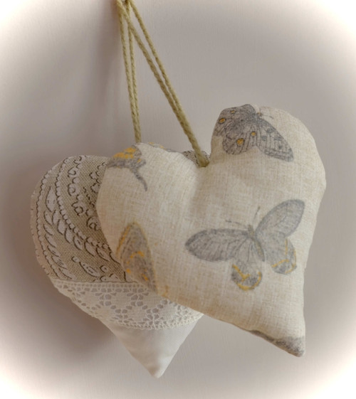 Vonné srdíčko s levandulí - Butterfly