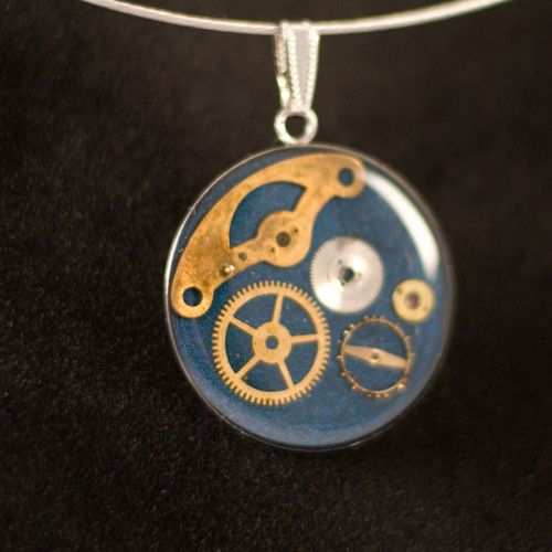 1563 náhrdelník steampunk