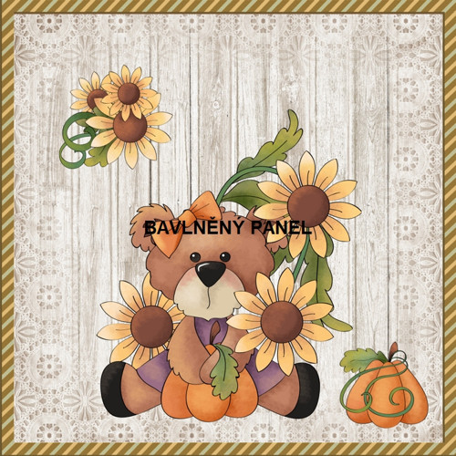 Bavlněný panel 25 x 25cm