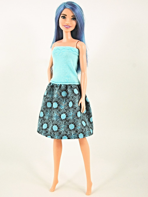 Barbie - Modré šaty — foto 1