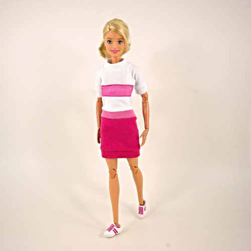 Barbie - Komplet bílorůžový — foto 1