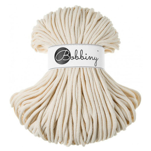 Bobbiny Premium 5mm - přírodní - 3m