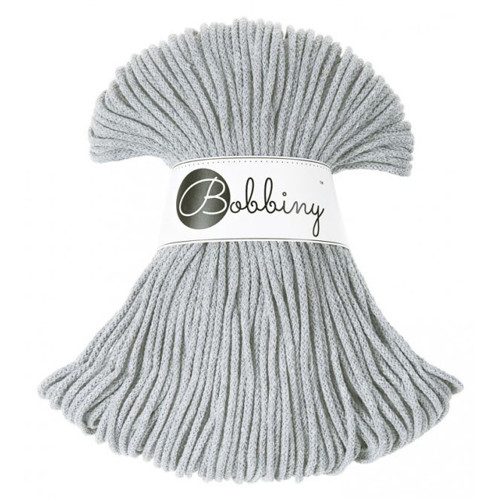 Bobbiny Junior 3mm - stříbrná - 4m