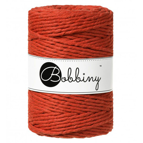 Bobbiny Macrame XXL 5mm - cihlová- 3m