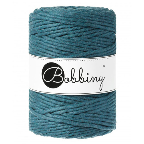 Bobbiny Macrame XXL 5mm - petrolejová - 3m