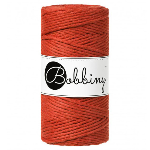 Bobbiny Macrame Regular 3mm - cihlová - 4m — foto 1
