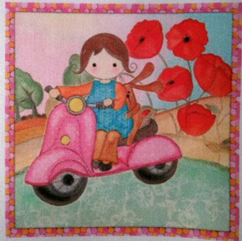 Bavlněná látka - panel 10 x 10 cm — foto 1