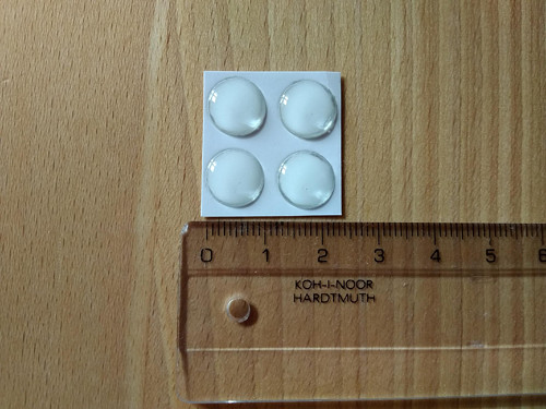 Epoxidové samolepící čočky - 10 mm (4 ks)