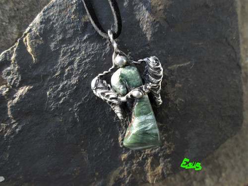 Talisman ,, Anděl strážníček " se serafinitem — foto 1