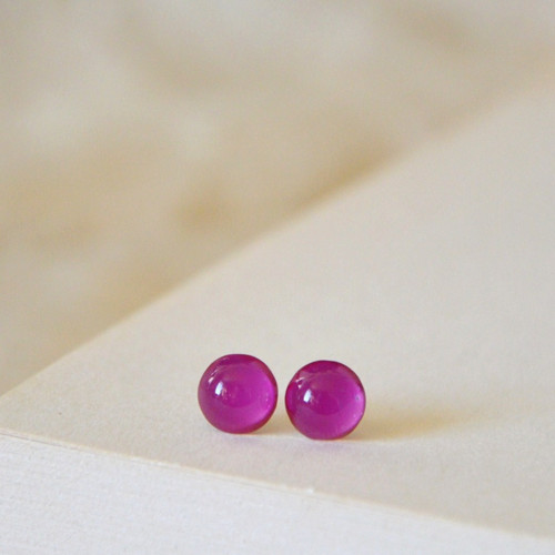 Náušnice " Ostružinové tajemství " (8 mm)