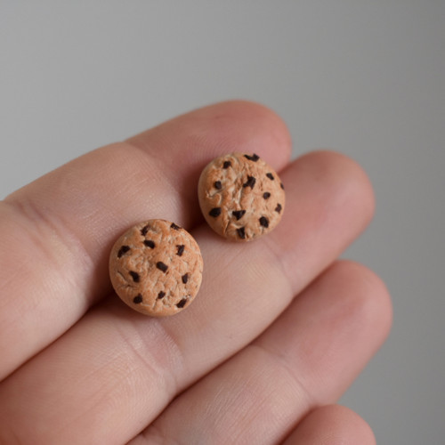 Cookies náušnice - Chirurgická ocel