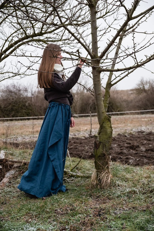 Lněná sukně — foto 1