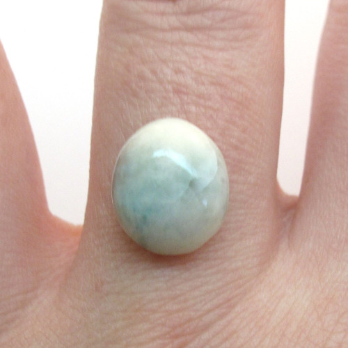 Kabošon larimar ovál 11,6mm — foto 1