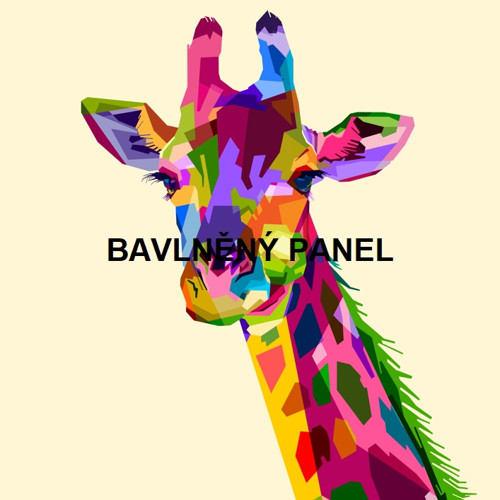 Bavlněný panel 25 x 25cm