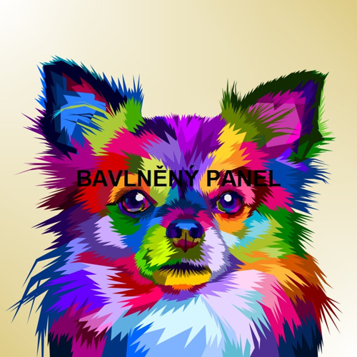 Bavlněný panel 25 x 25cm