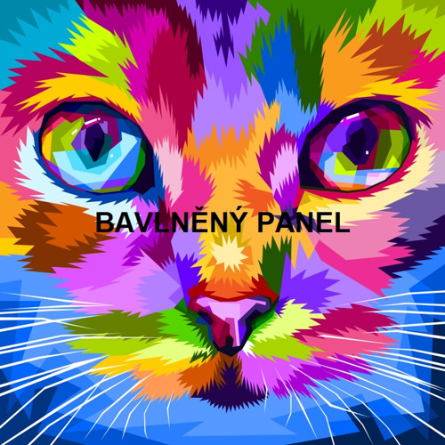 Bavlněný panel 25 x 25cm