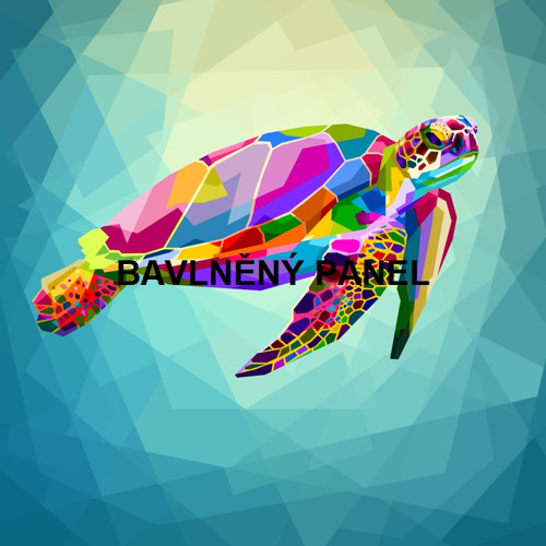 Bavlněný panel 25 x 25cm — foto 1