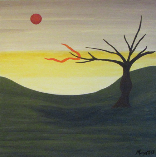 Ztracený šátek 50 x 50 cm