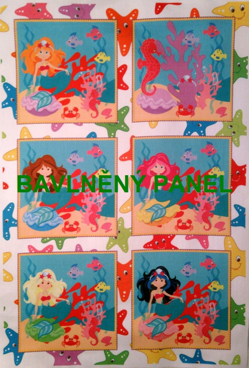Bavlněná látka - panel sada 30 x 44 cm — foto 1