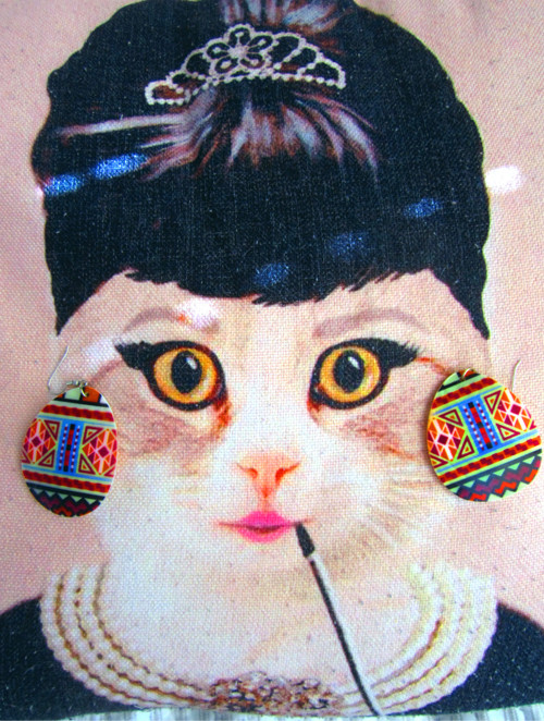 Náušnice perleťové kraslice — foto 1