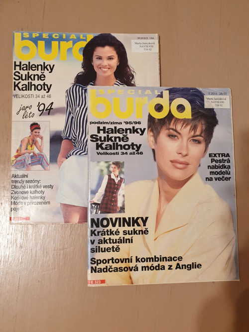Burda - 2x halenky, sukně, kalhoty — foto 1