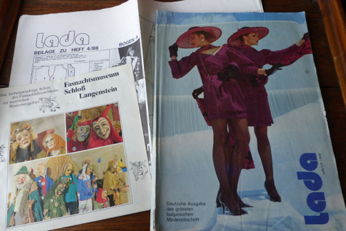 Lada - módní časopis Zima 1988, střihy!