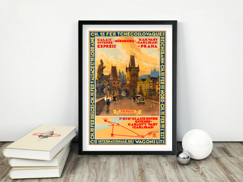 Vintage plakát Karlův most — foto 1