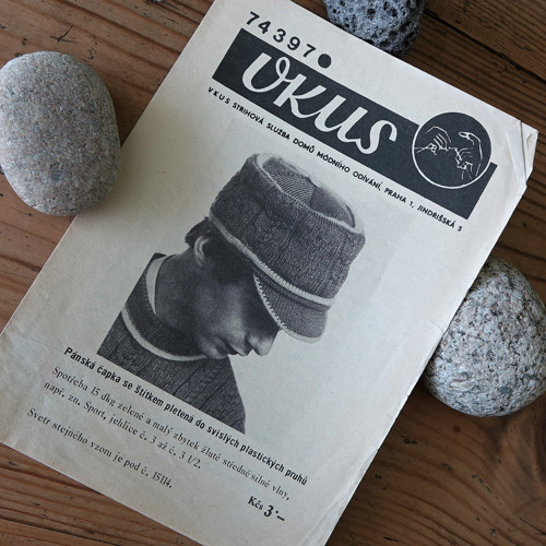 VKUS 74397 - Pánská pletená čepice