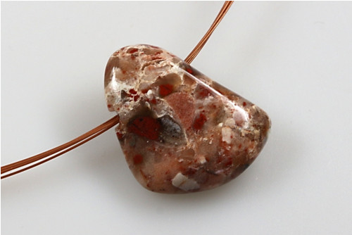 Vrtaný jaspis 3 cm — foto 1