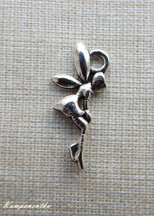 Přívěšek květinová víla 18x9mm 2kusy