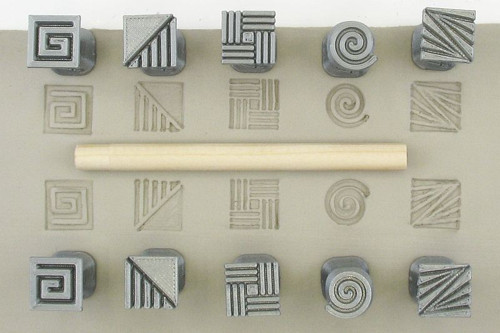 Sada reliéfních razidel 15 x 15 mm - Páry