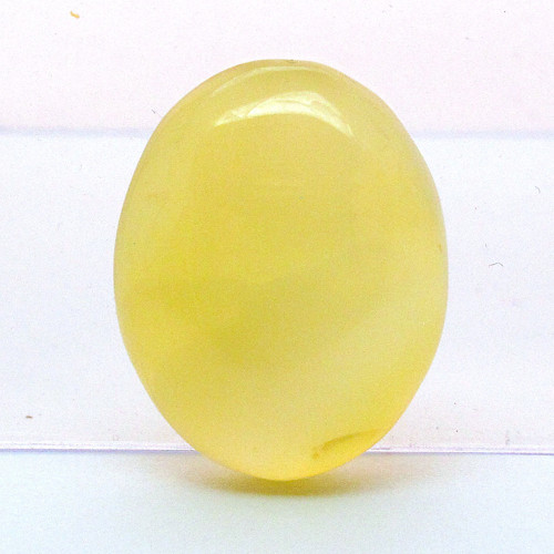 Kabošon žlutý onyx ovál 23mm