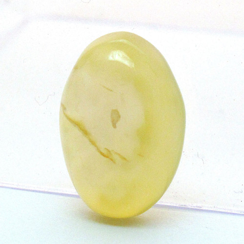 Kabošon žlutý onyx ovál 17,3mm