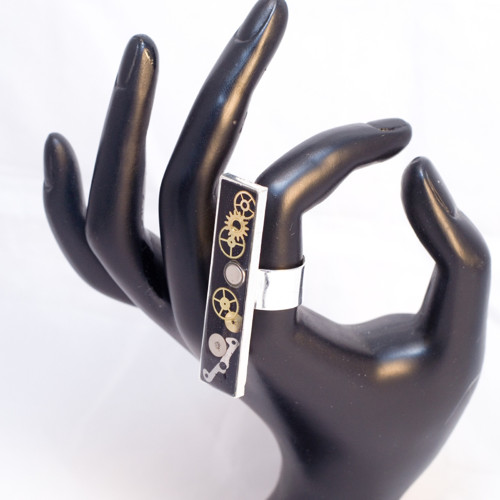 1639 prsten steampunk — foto 1