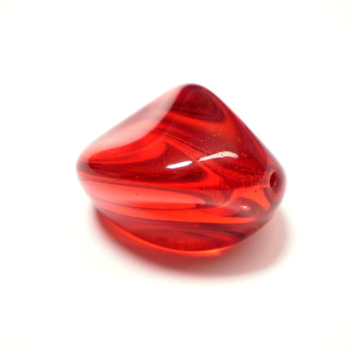 1ks Korálky Fantazie 26mm Ruby