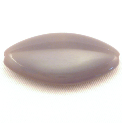 1ks Korálky Amulet 38x18mm Opaque Purple