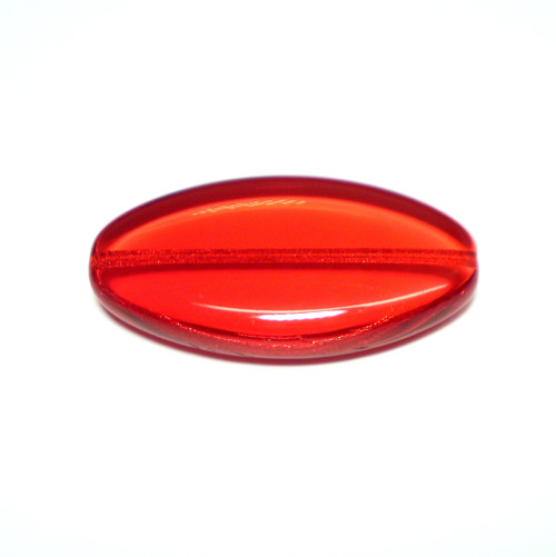 1ks Korálky Amulet 36x19mm Ruby