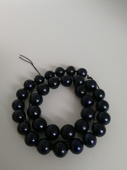 Pravé riečne perly návlek 24 cm — foto 1