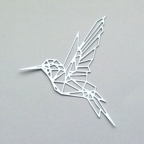 Výsek - Origami ptáček - barva dle přání