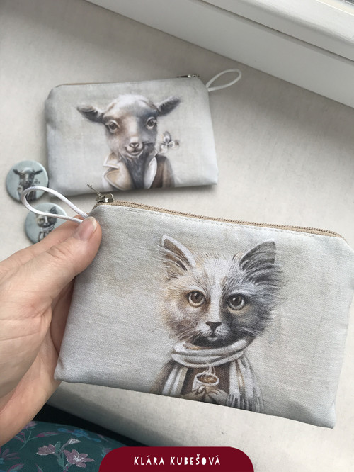 Kocour elegán - kapsička na zip — foto 1