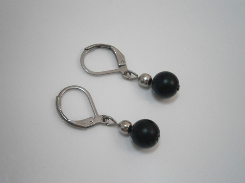 Náušnice *Onyx* (Nerezová ocel) — foto 1