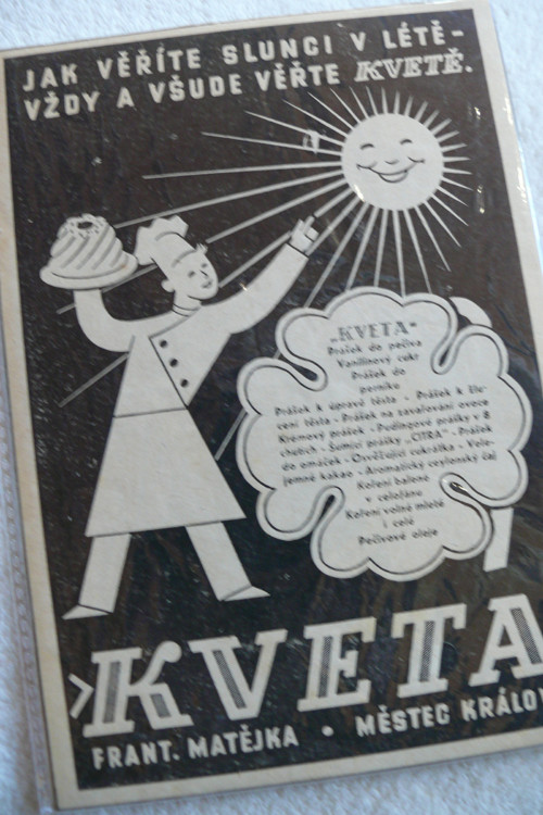 Dobová reklama/ Kveta