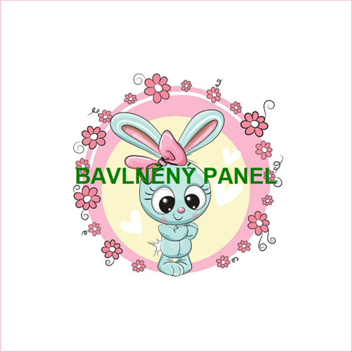 Bavlněný panel 25 x 25cm