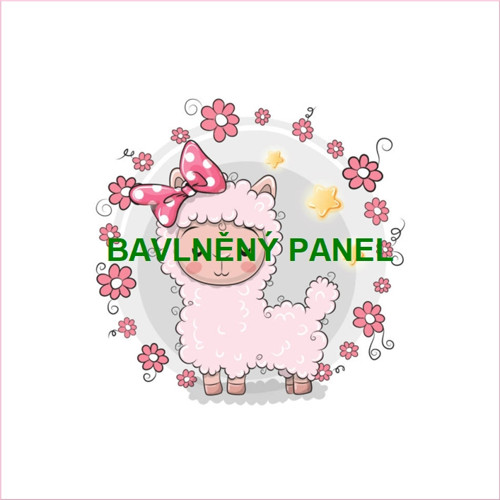 Bavlněný panel 25 x 25cm — foto 1