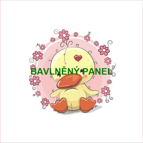 Bavlněný panel 25 x 25cm