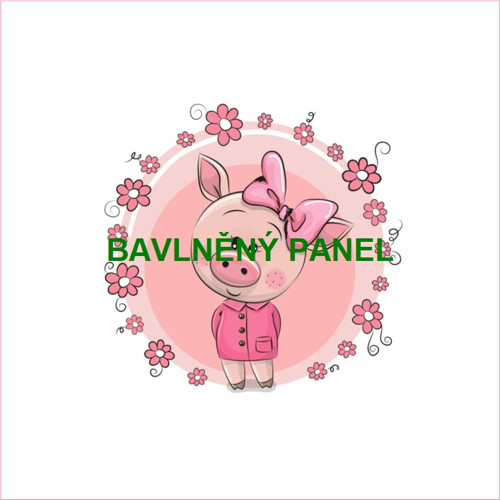 Bavlněný panel 25 x 25cm — foto 1