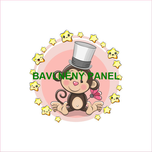 Bavlněný panel 25 x 25cm — foto 1