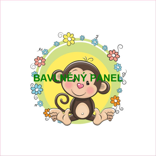 Bavlněný panel 25 x 25cm — foto 1